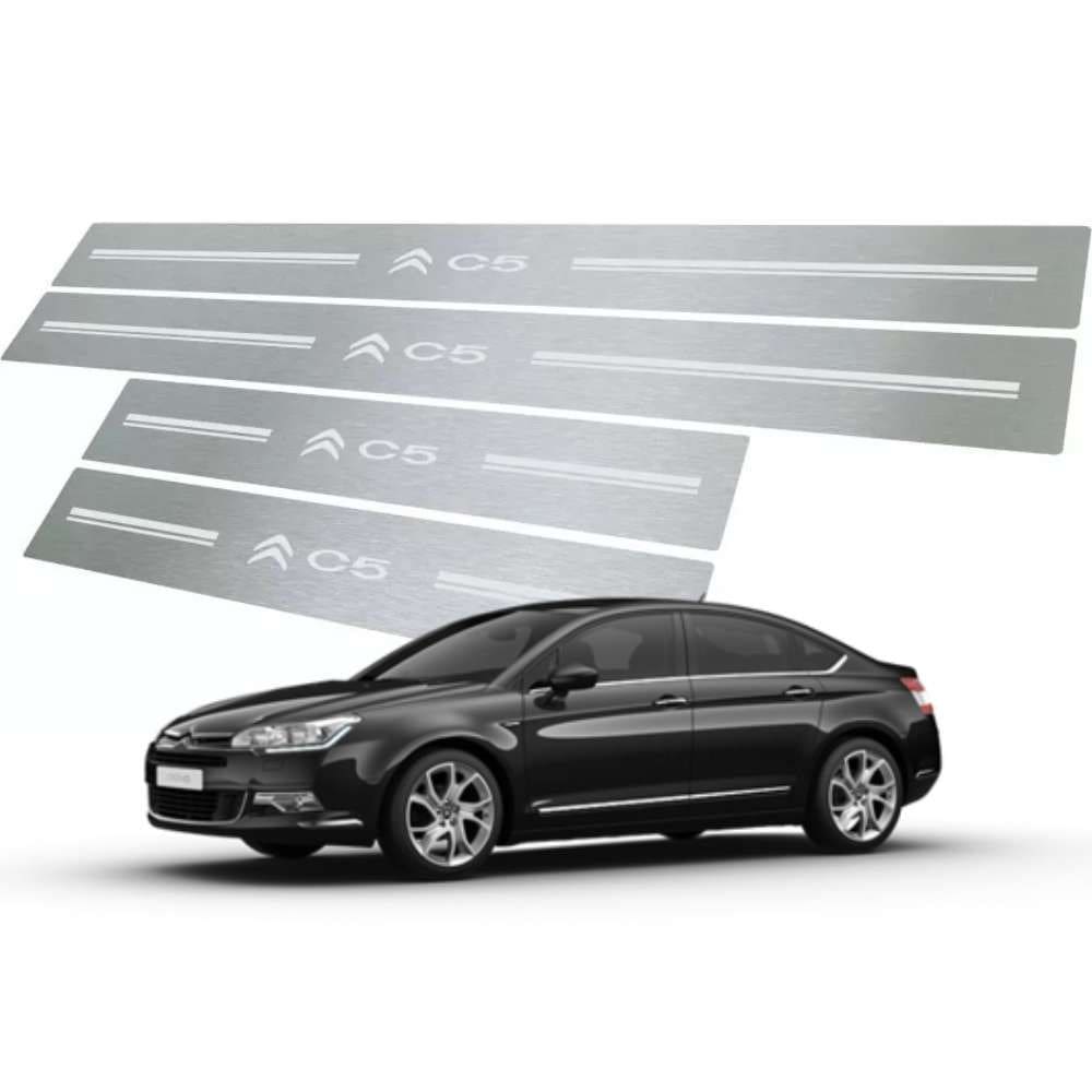 Soleira De Porta Citroen C5 2009 Até 2012 Aço Inox