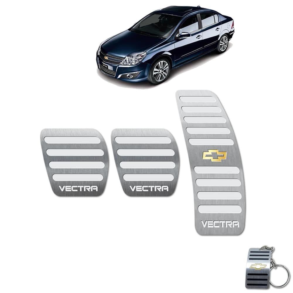 Pedaleira Manual Chevrolet Vectra 2006 Até 2011 Aço Inox