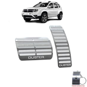 Pedaleira Automatico Renault Duster 2011 Até 2020 Aço Inox