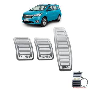 Pedaleira Chevrolet Spin Manual Todos Os Modelos Aço Inox