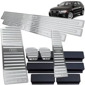 Soleira + Pedaleira + Descanso Audi A3 Manual 2007 2013