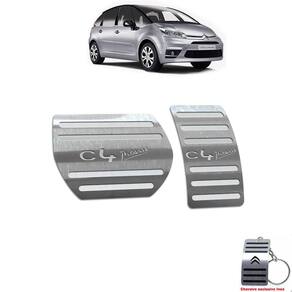 Pedaleira Citroen C4 Picasso 2008 Até 2014 Aço Inox