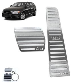 Pedaleira Automatico Audi A3 2007 Até 2013 Aço Inox
