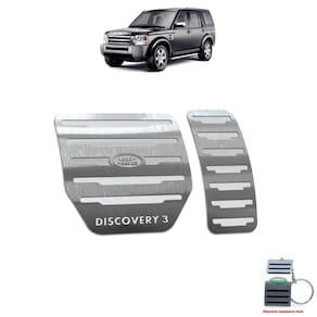 Pedaleira Land Rover Discovery 3 Automático 2005 Até 2009 Aço Inox