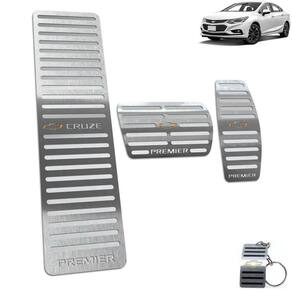 Kit Pedaleira + Descanso Cruze Premier 2017 A 2020 Aço Inox