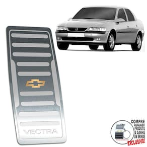 Descanso De Pé Chevrolet Vectra 1996 Até 2005 Aço Inox