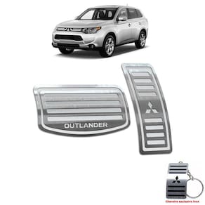 Pedaleira Automático Mitsubishi Outlander 2014 A 2017 Inox