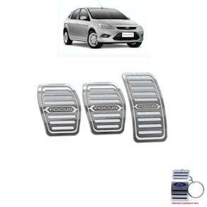 Pedaleira Manual Ford Focus 2009 Até 2013 Aço Inox