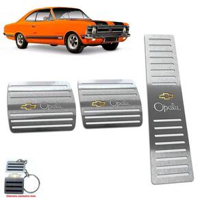 Pedaleira Manual Chevrolet Opala 1968 A 1979 Aço Inox