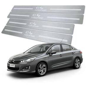 Soleira De Porta Citroen C4 Lounge Todos Os Modelos Aço Inox