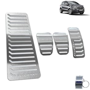 Pedaleira Manual + Descanso Ford Ecosport 2013 A 2020 Inox