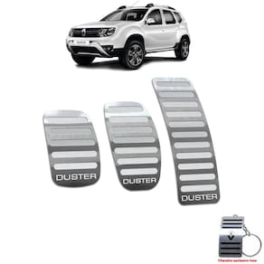Pedaleira Manual Renault Duster 2011 Até 2020 Aço Inox