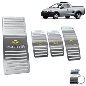 Kit Pedaleira Manual + Descanso Chevrolet Montana 2003/2010
