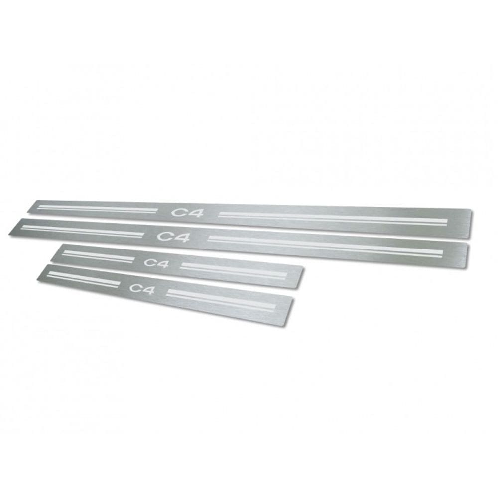 Soleira De Porta Citroen C4 Aço Inox
