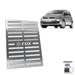 Descanso De Pé Em Aço Inox Fox 2004 A 2013 Prata
