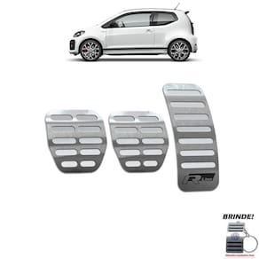 Pedaleiras Manual Volkswagen Up R-line Prata