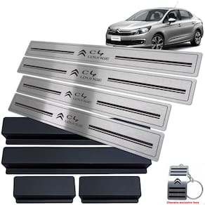 Soleira Baixo Relevo Preto Citreon C4 Lounge 2014 A 2020