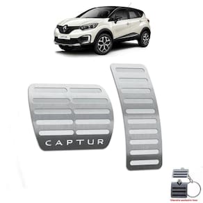 Pedaleira Renault Captur Automatico 2017 Até 2020 Aço Inox
