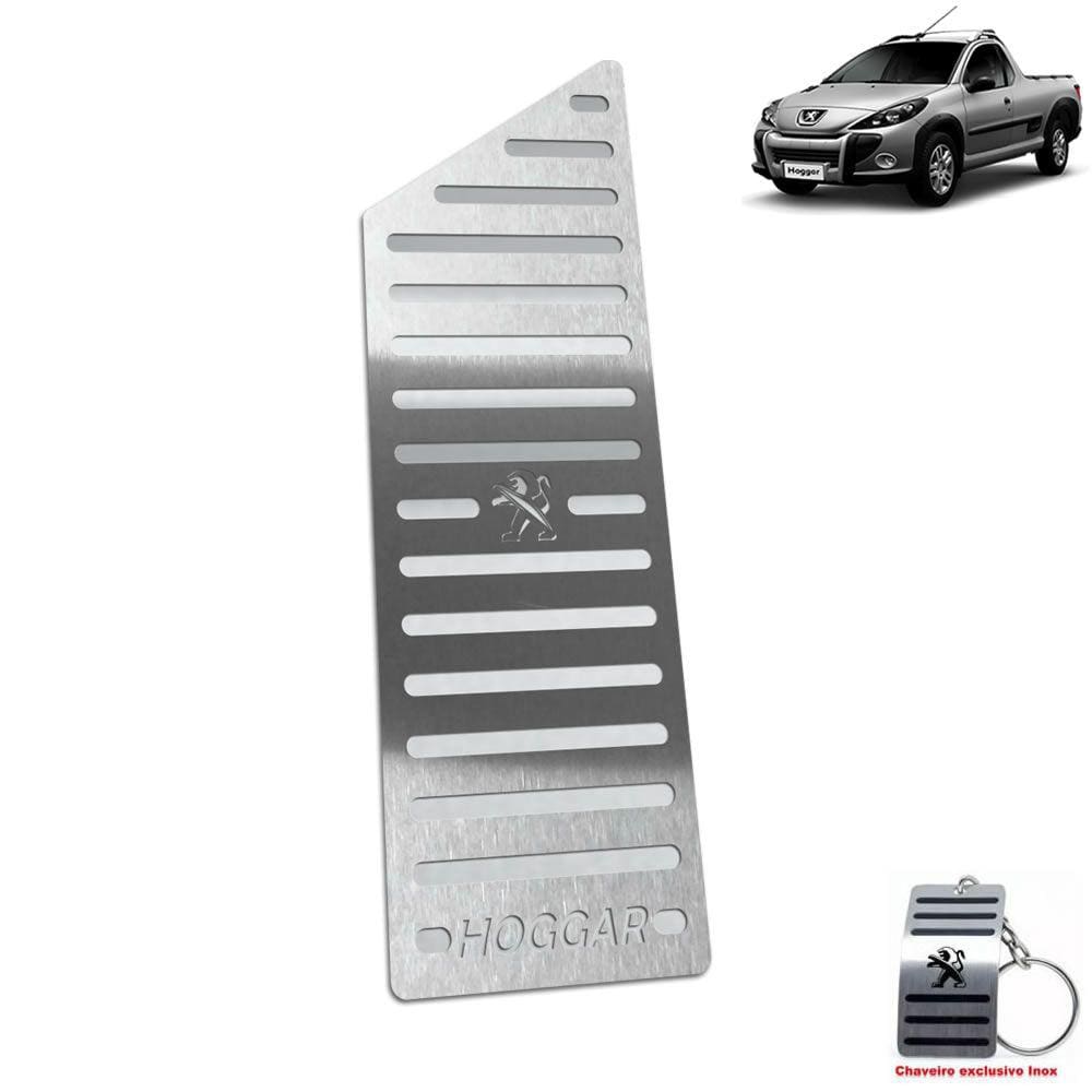 Descanso De Pé Peugeot Hoggar 2010 Até 2014 Aço Inox
