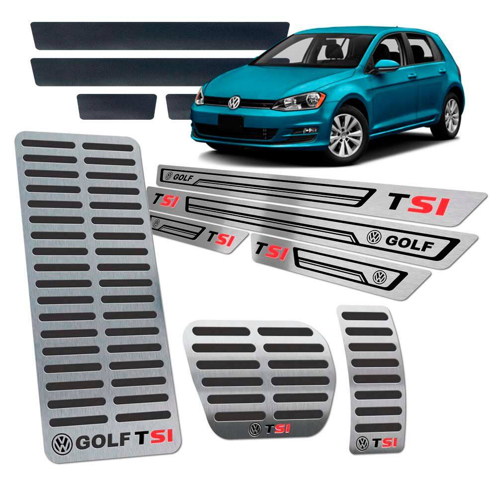 Descanso Pedaleira Soleira Golf Tsi 2014/19 SI Aut Preto