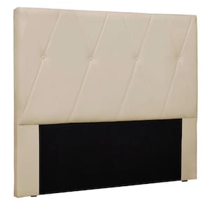 Cabeceira Queen 160cm Decorativa Lionel Corano Bege - Montanaris Decor