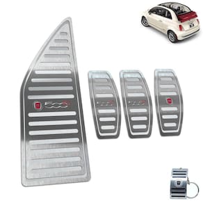Descanso Pedaleira Manual Fiat 500 Cabrio 2012 A 2015 Prata