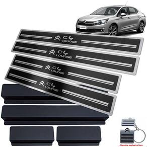 Soleira Alto Relevo Preto Citreon C4 Lounge 2014 A 2020