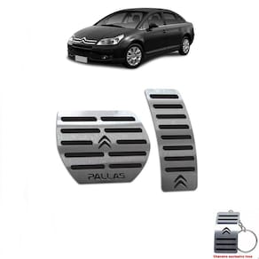 Pedaleira Automático Citroen C4 Pallas 2005 A 2013 Preto