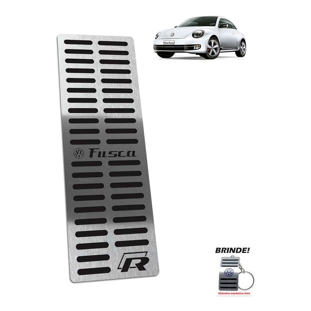 Descanso De Pé Em Aço Inox Fusca R-line