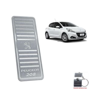 Descanso De Pé Peugeot 208 2013 Até 2020 Aço Inox