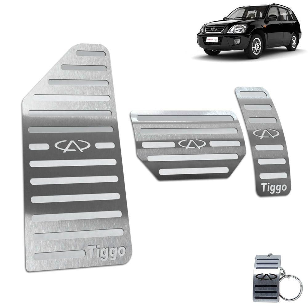 Pedaleira + Descanso Chery Tiggo Automático 2010 Até 2015