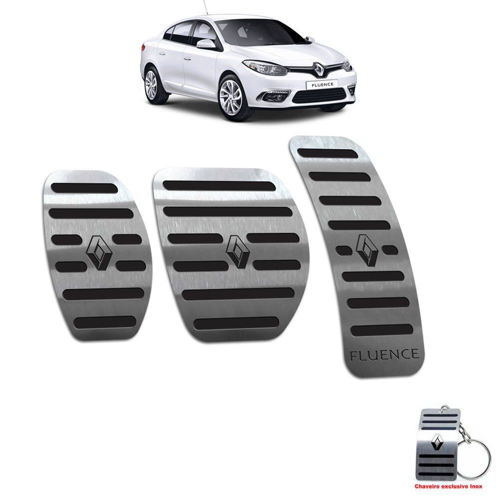 Pedaleiras Renault Fluence 2011/2019 Manual Preto