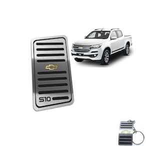Descanso De Pé Em Aço Inox S10 2017 A 2020 Preto