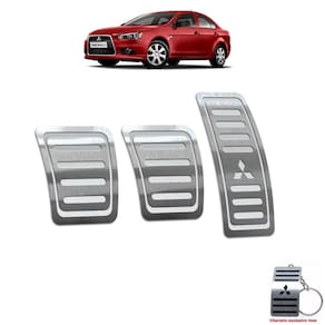 Pedaleira Mitsubishi Lancer Manual 2007 Até 2019 Aço Inox