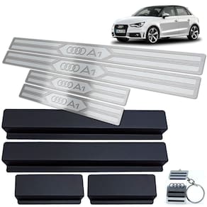 Soleiras Em Aço Inox Audi A1 2011 A 2018 Prata 4P Prata