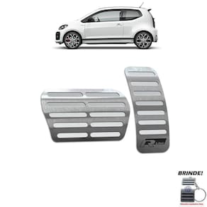 Pedaleiras Automático Volkswagen Up R-line Prata