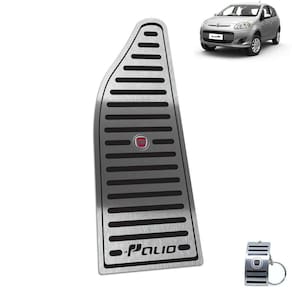 Descanso De Pé Em Aço Inox Fiat Palio 2012 A 2017 Preto