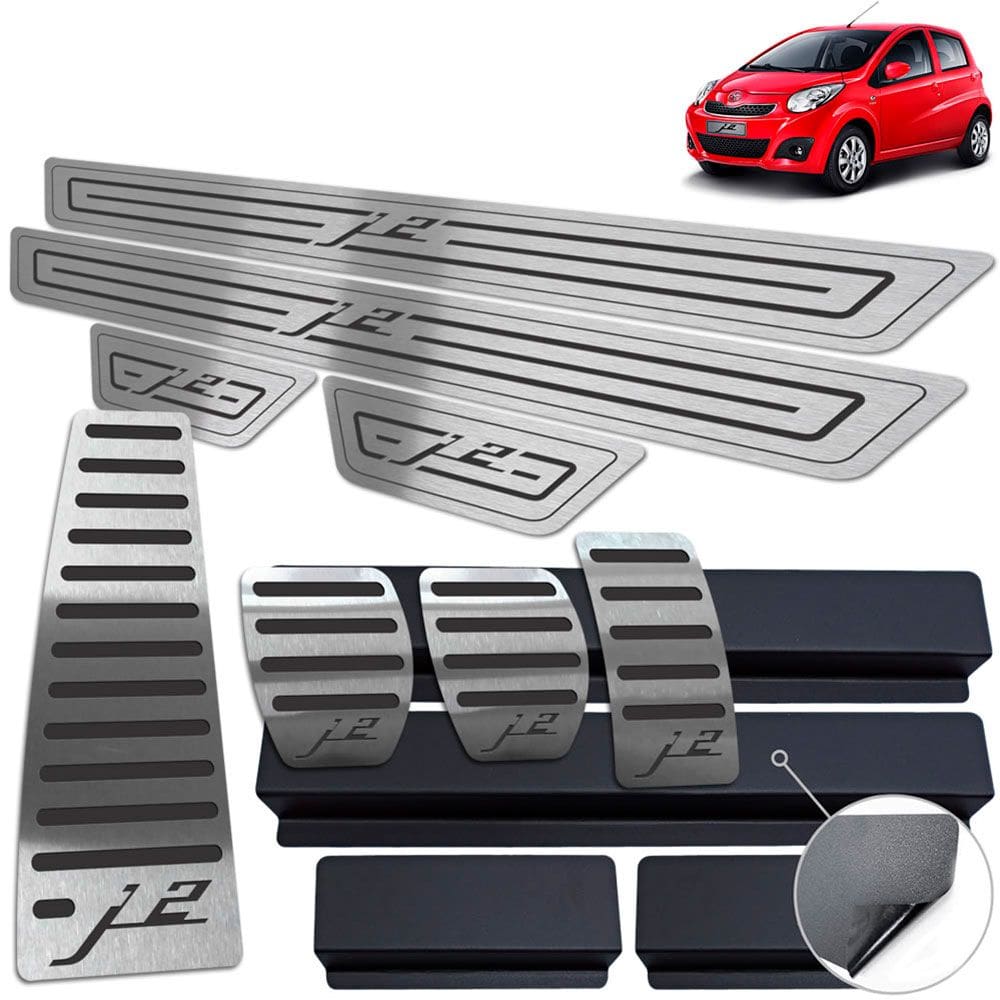 Soleira Pedaleira Manual Descanso Jac J2 2012 A 2016 Preto