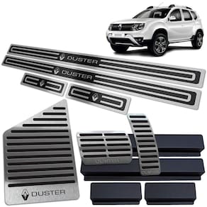Soleira Pedaleira Descanso Duster 2011/2020 Auto Preto AR