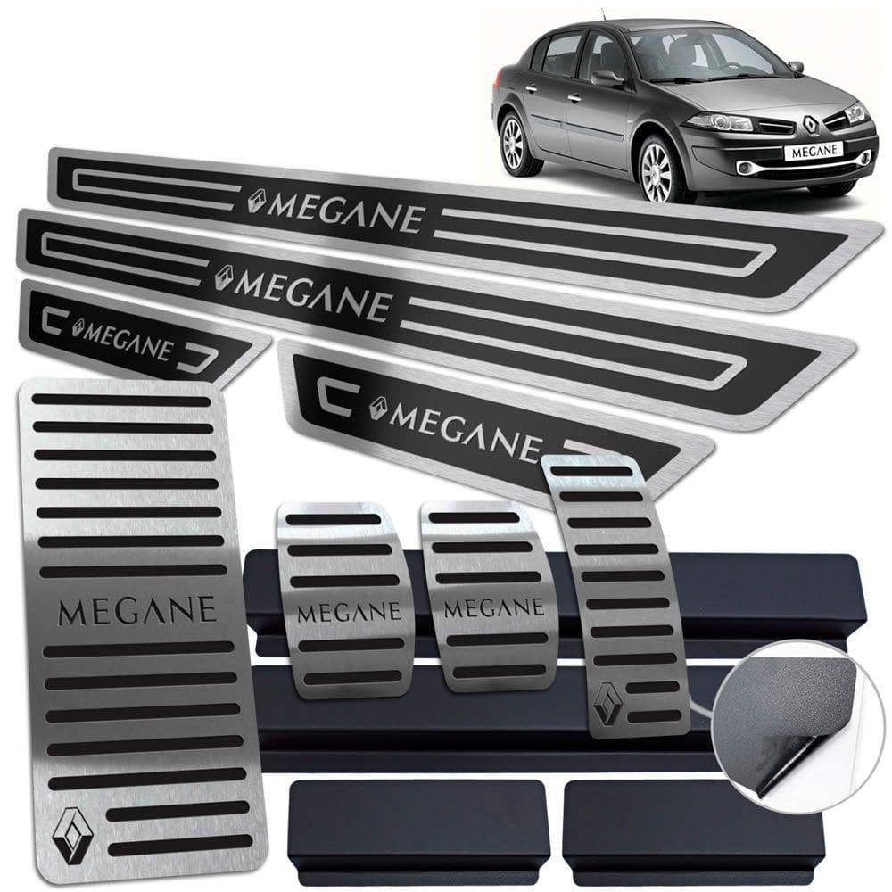 Soleira Pedaleira Descanso Megane 2006 A 11 Manual Preto AR