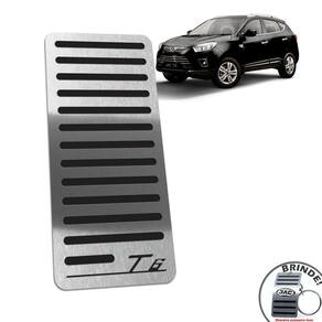 Descanso De Pé Em Aço Inox Jac T6 2014 A 2016 Preto