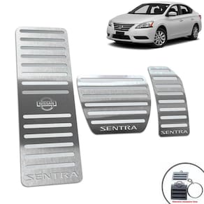 Pedaleira Com Descanso Sentra 2014/2016 Automático Prata
