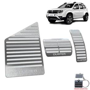 Pedaleira Com Descanso Duster 2011/2020 Automático Prata