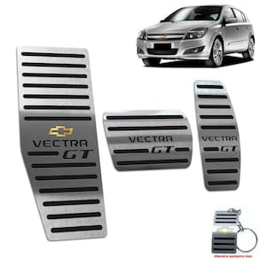 Pedaleira + Descanso Vectra Gt 2008 A 2011 Automático Preto