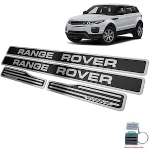 Soleiras Range Rover Evoque 2012/2020 Preto Alto Relevo