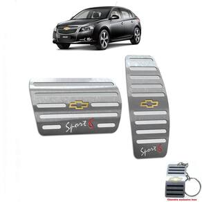 Pedaleira Automático Em Aço Inox Cruze Sport6 2012 A 2016