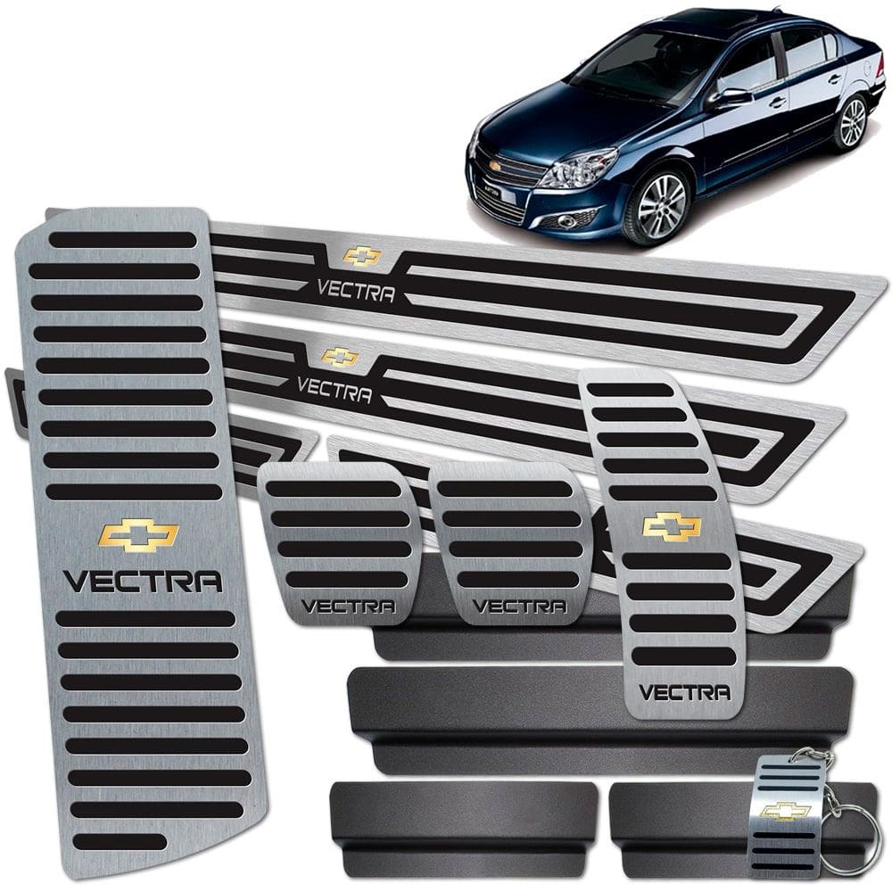 Descanso Soleira Pedaleira Manual Preto Vectra 2006 A 2011