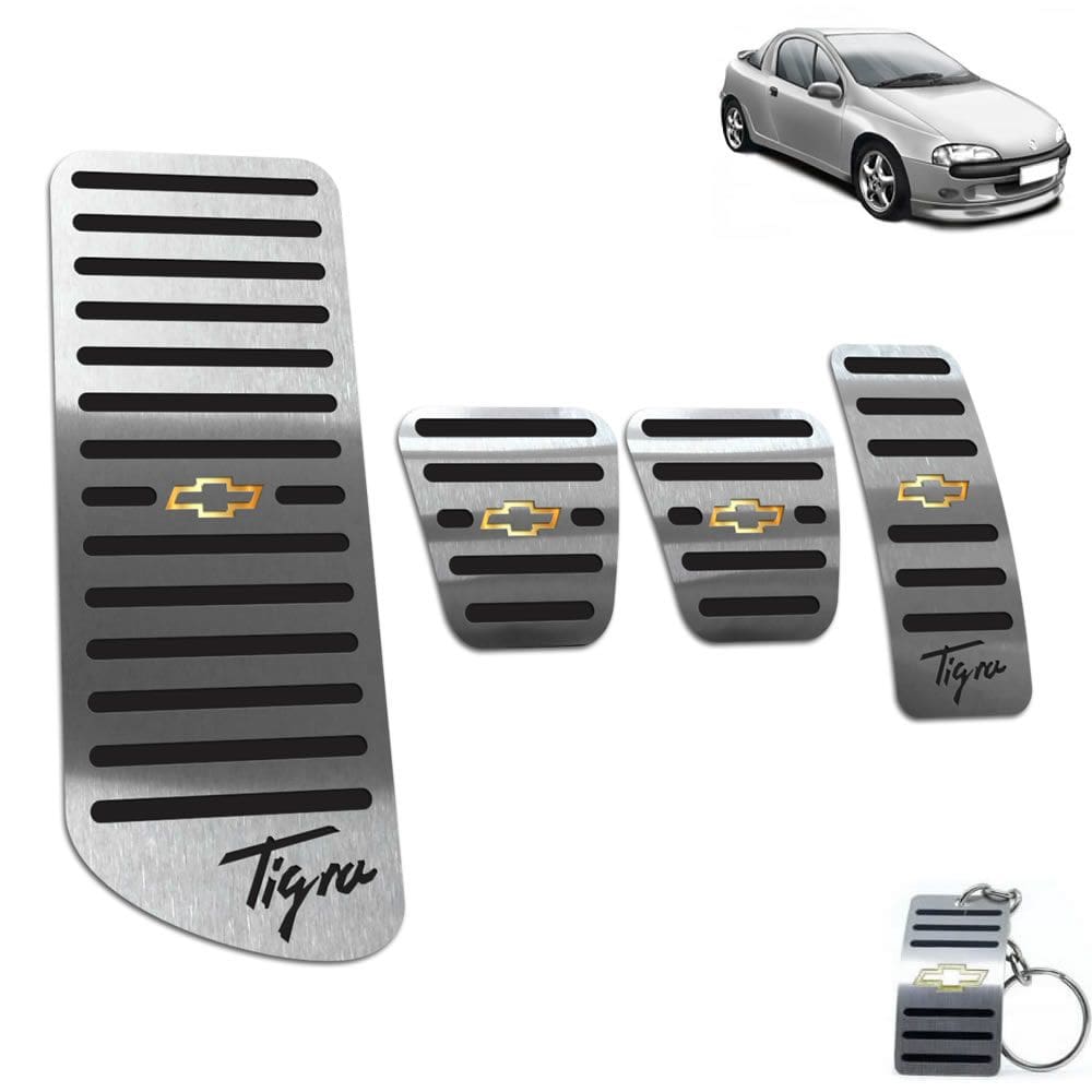 Pedaleira + Descanso Em Aço Inox Tigra