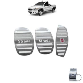 Pedaleira Manual Em Aço Inox Fiat Strada 2009 A 2020