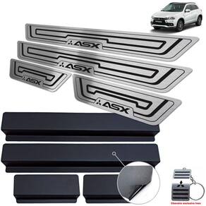 Soleiras Com Vinil Asx 2018/2020 Preto Baixo Relevo
